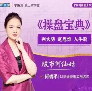【财学堂】《何青平6月-8月 何青平点石成金小班课+指标》
