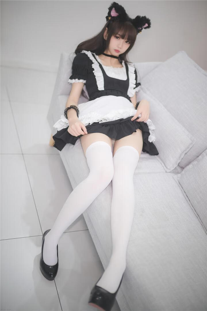 图片[5]-网红美女雪琪COS女仆服写真2-美了么