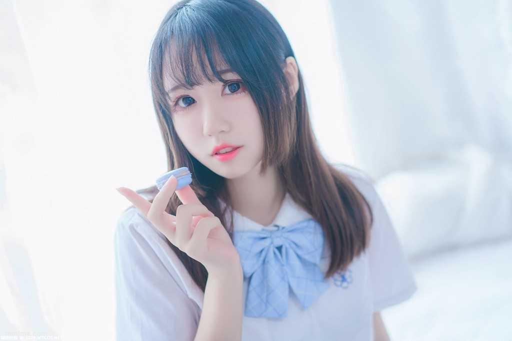 图片[2]-《蓝白梦幻少女》 [喵糖映画] VOL.019 写真集[46P]-美了么