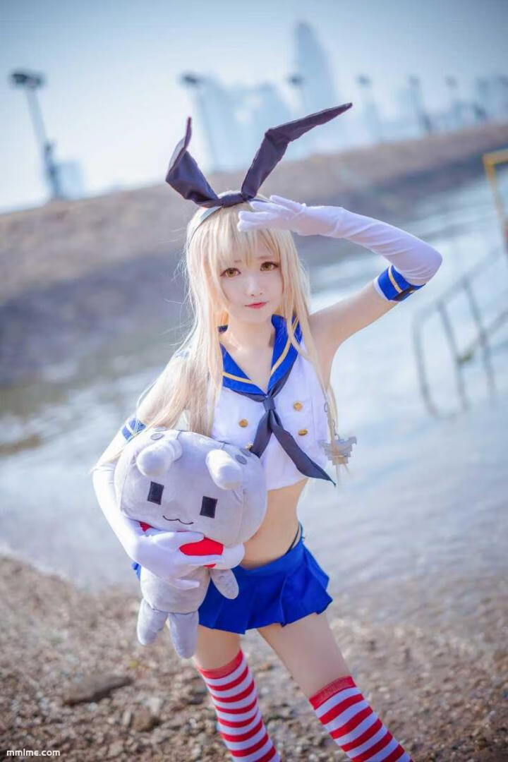 图片[3]-羽天Shine - NO.51 舰队 COLLECTION可爱岛风 COSER画风挑战穿搭COS [10P21MB]-美了么