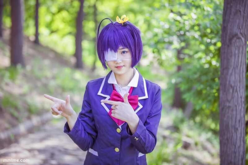 图片[2]-羽天Shine - NO.06 中二病也要谈恋爱COS可爱小鸟游六花 [10P11MB]-美了么