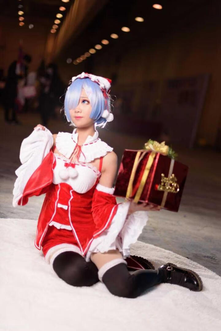 图片[3]-羽天Shine - NO.30 RE从零开始的异世界生活COS蕾姆女仆可爱场照 [13P10MB]-美了么