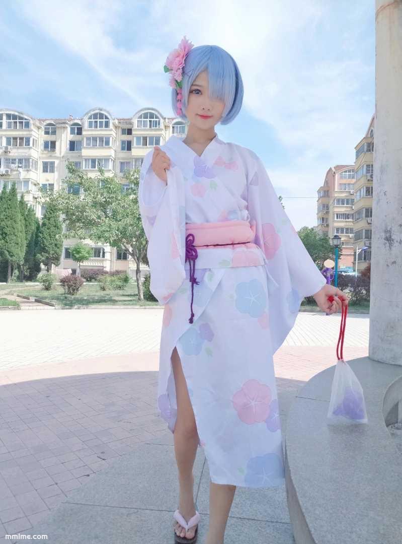 图片[2]-羽天Shine - NO.24 -RE从零开始的异世界生活COS穿搭手か蕾姆 [10P15MB]-美了么