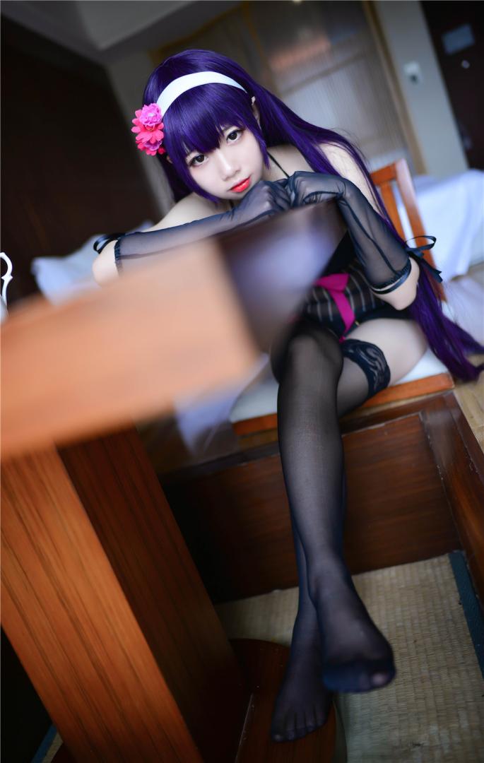 图片[3]-COS美女 霞之丘诗羽内衣-美了么