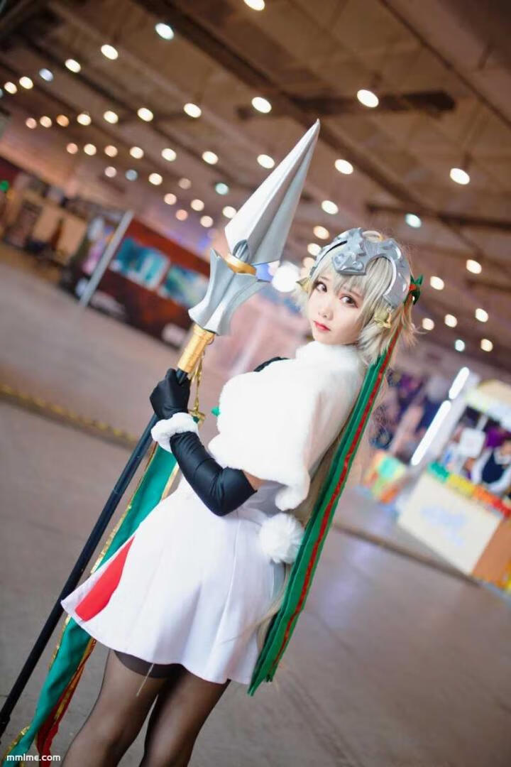 图片[3]-羽天Shine - NO.15 FATEGRAND ORDER COS FATE可爱幼贞漫展场照 [15P13MB]-美了么