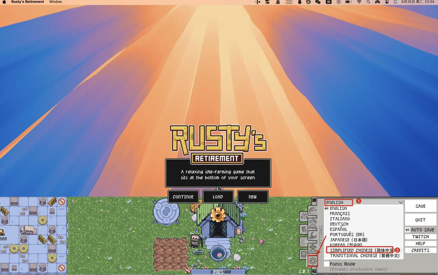 鲁斯蒂的退休生活 Rusty’s Retirement for Mac v1.0.7 中文原生版