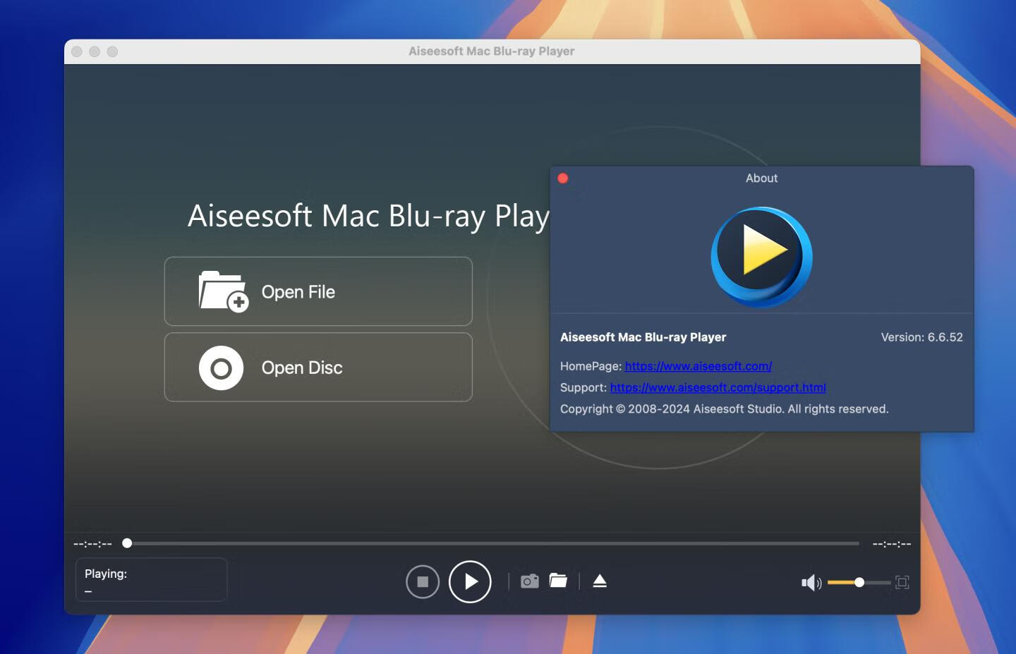 Aiseesoft Blu-ray Player for Mac v6.6.52激活版 强大的蓝光播放器