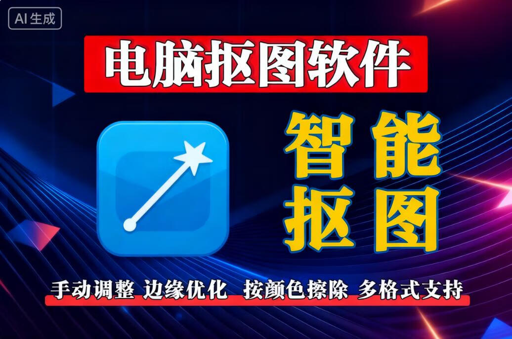 PhotoScissors：AI智能抠图工具，3步抠图，10秒出透明背景图，支持边缘优化与多格式导出！-稀缺资源网