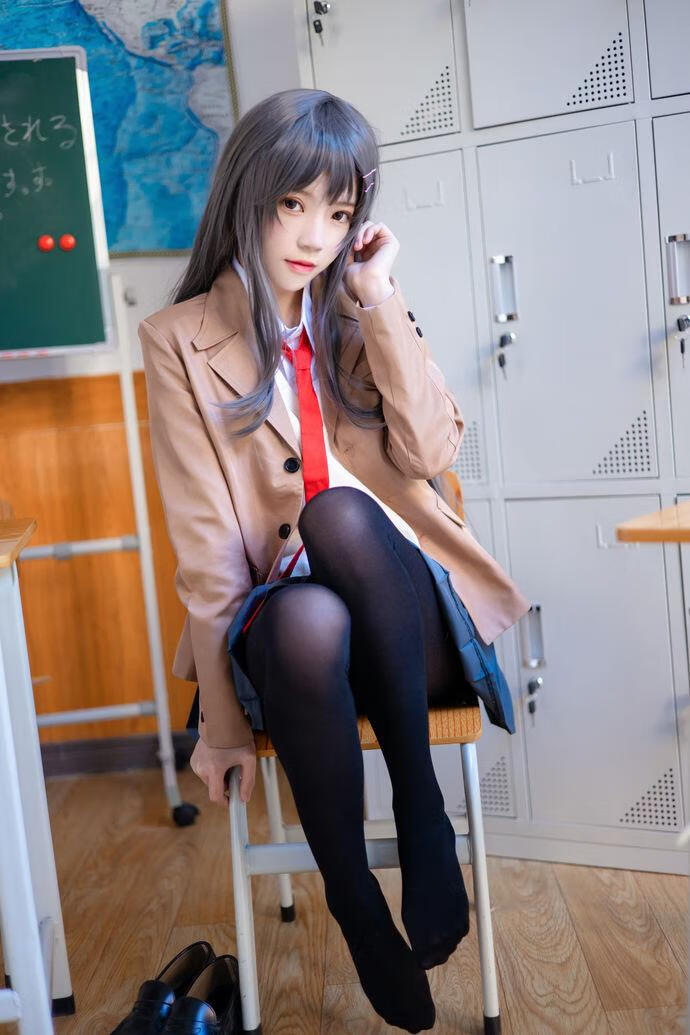 桜桃喵 118 麻衣学姐制服 [52P-482MB].jpg
