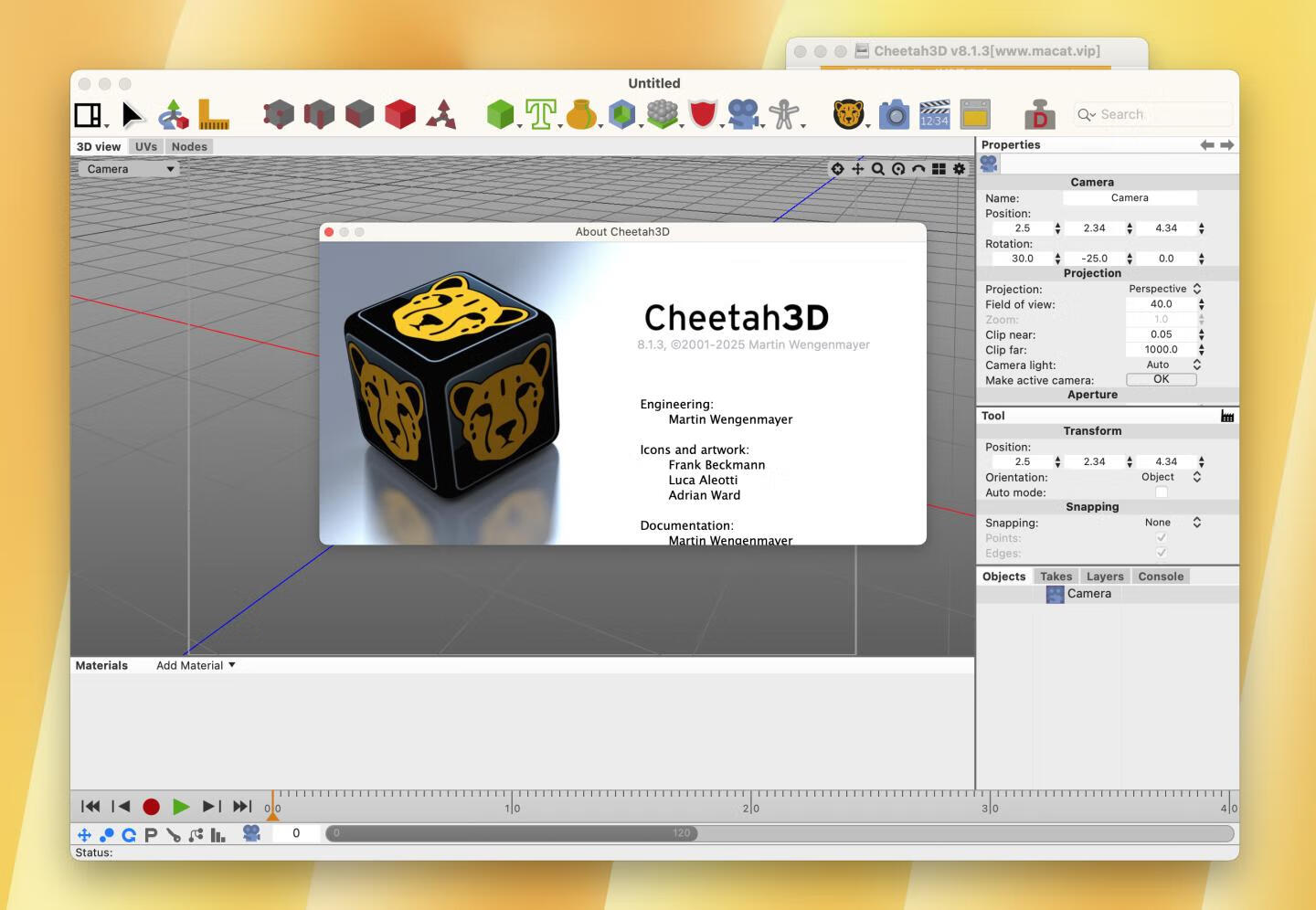 Cheetah3D for mac v8.1.3激活版 3D渲染建模软件