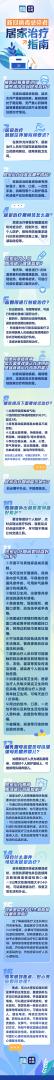 《新冠病毒感染者居家治疗指南》发布