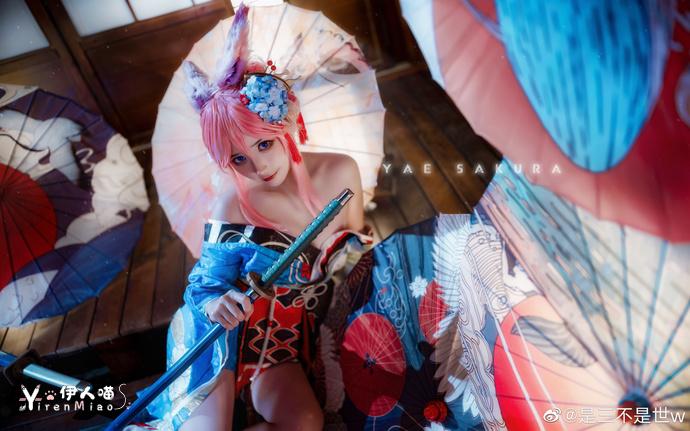「COSPALY」崩坏3八重樱信花舞伎-16P @是三不是世w (9).jpg