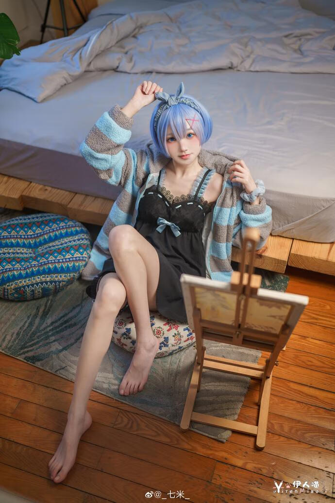 「COSPALY」从零开始的异世界生活蕾姆居家服-13P @_七米_ (5).jpg