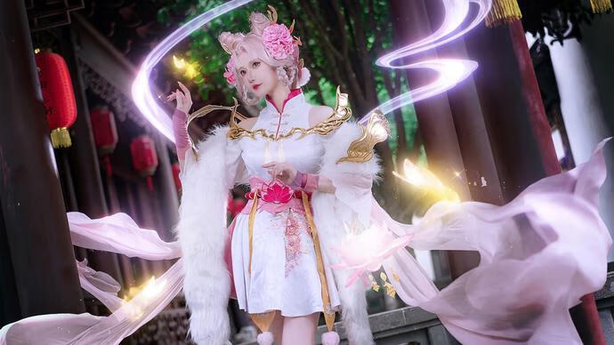 露兒大魔王-王者荣耀 嫦娥拒霜思[17P-69M]