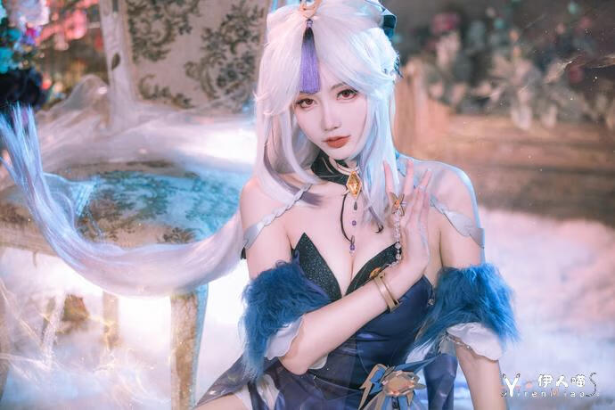 如月灰 cosplay作品025 原神 凝光 纱中幽兰 宅兔社.jpg