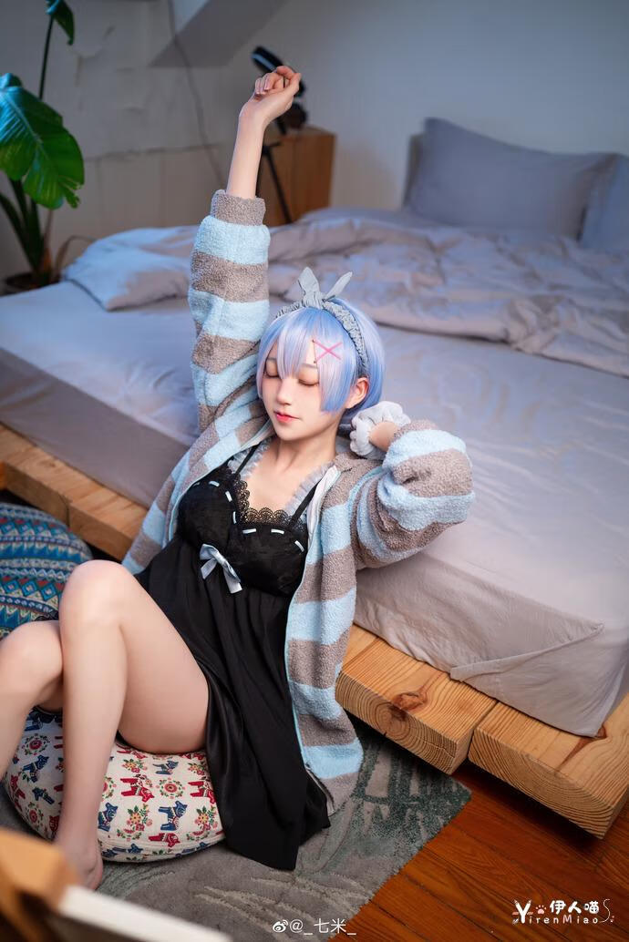 「COSPALY」从零开始的异世界生活蕾姆居家服-13P @_七米_ (10).jpg