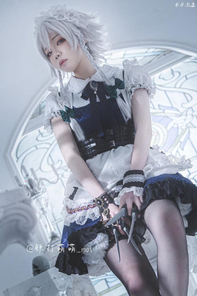 「COSPALY」东方红魔乡十六夜咲夜-12P@铁打萌萌_moi