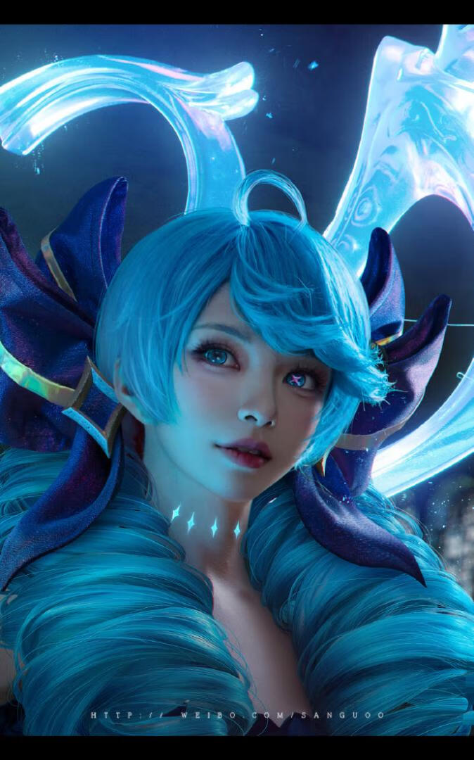 「COSPALY」英雄联盟灵罗娃娃·格温-9P@月潋寒殇i