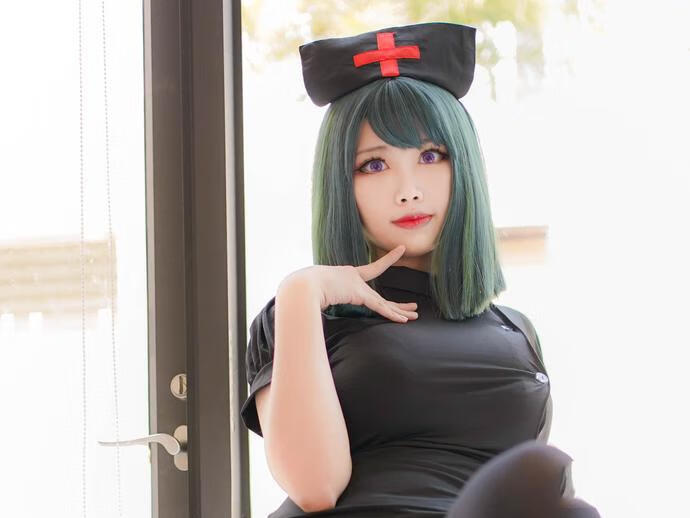 KaYa萱 NO.017 黑暗护士.jpg Kaya萱不可错过的宝岛coser 探索她在碧蓝航线光辉等作品中的出色cosplay