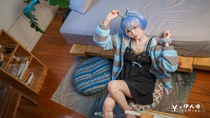 「COSPALY」从零开始的异世界生活蕾姆居家服-13P @_七米_ (7).jpg