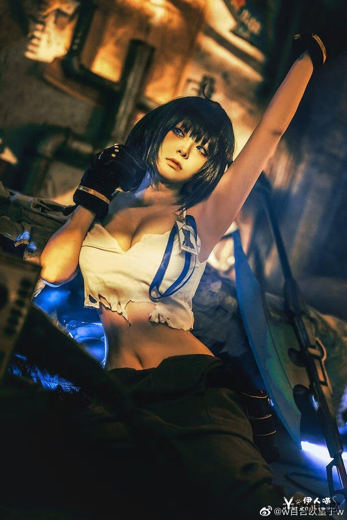 「COSPALY」明日方舟森蚺熔锻铸匠-15P @百合欧皇子