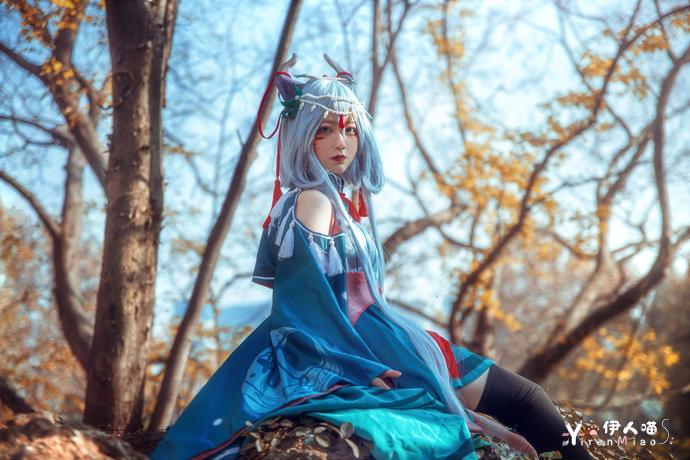 弦音sic cosplay作品014 洛天依 上古神話 伊人喵.png 佛系博主弦音sic合集有多少部?清纯萌妹子看个够