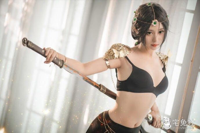 镜酱cosplay作品 鬼刀风铃公主 (2) 宅兔社.jpg