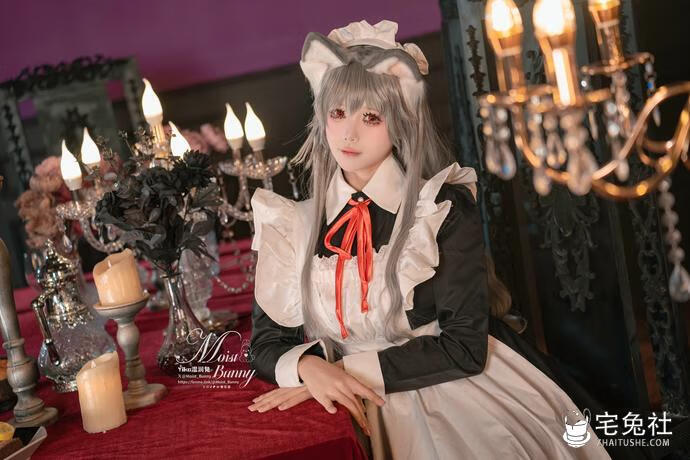 咬一口兔娘 NO.040 25年2月作品 菲奇子女仆 (2).jpg 咬一口兔娘全套作品图合集 创口贴战士再增一员