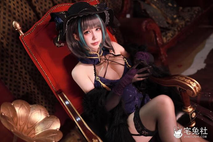 黑白御猫-NO.007-柴郡旗袍-2.jpg 黑白御猫全套作品图合集 靡烟旗袍系列颜值爆表!