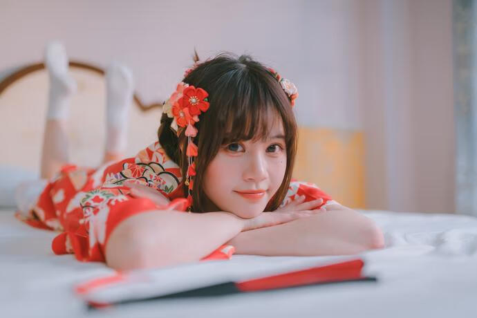 千反田鹿子-室内浴衣私房[50P-688MB]