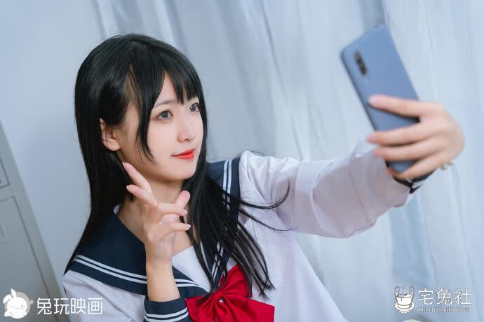 lovely呆玄 NO.006 课后教室 (1).jpg lovely呆玄全套cos图片合集 佛系而又迷人双人僵尸作品