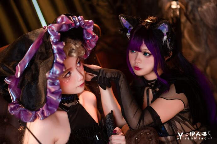 小和甜酒 NO.011 &橙风千雅 魔女猫咪.jpg 小和甜酒cos图集赏析 香软萌妹子的魅力