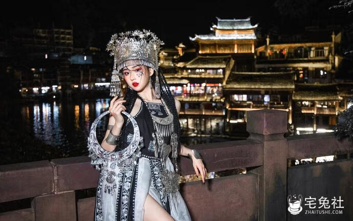 瓦斯塔亚小龙虾 cosplay作品015 苗疆女子 宅兔社.jpg 瓦斯塔亚小龙虾全套作品图合集 灵魂探戈伊芙琳的致命诱惑