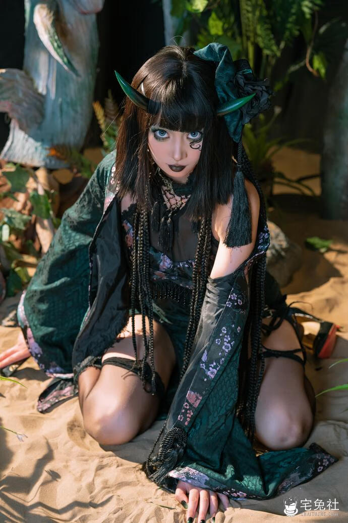 云溪溪全套cos图片合集 神明少女的尺度在哪发图？