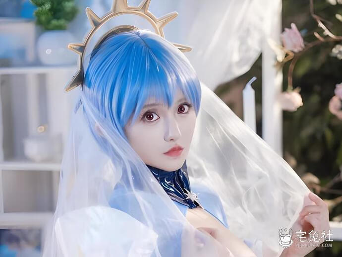 古阿扎 NO.003 凌波丽 (2).jpg 虎牙古阿扎全套作品图合集 二次元宅男女神的魅力无法挡!