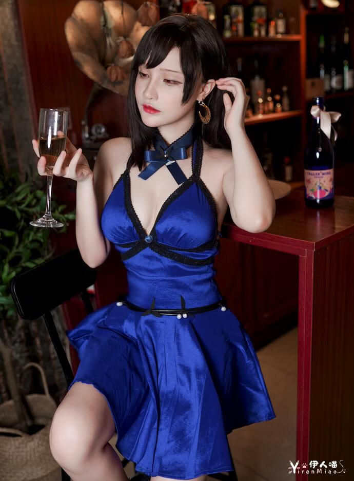 大陆萌主千夜未来蒂法COS图集再掀热潮,网友直呼太顶了!伊人喵 (6).jpg 大陆萌主千夜未来蒂法COS图集再掀热潮,网友直呼太顶了!