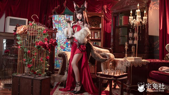 狐玖玖 NO.004 碧蓝航线 赤城.jpg 狐玖玖全套作品图合集 爱逛街的小狐狸萌感爆棚!