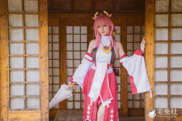 前羽 NO.013 八重神子Cosplay集.jpg 前羽全套作品图合集 从上海到日本,这位超级萌妹子为何成了“宅男心头肉”?