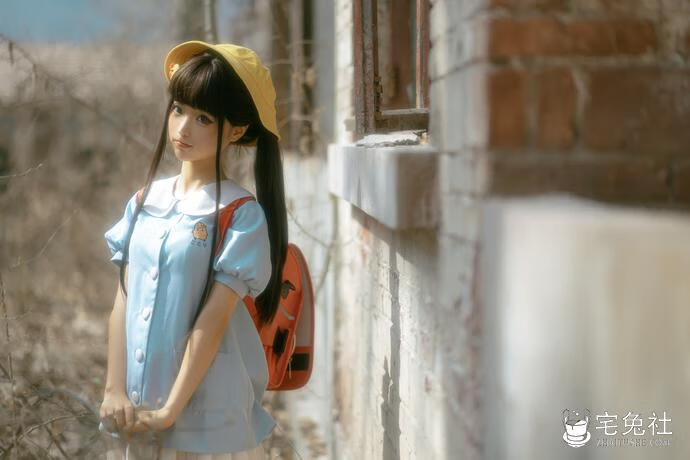 童趣与创可贴融合!蠢沫沫小黄帽cosplay系列让你感受可爱无限! 宅兔社 (5).jpg 童趣与创可贴融合!蠢沫沫小黄帽绅士版cosplay系列让你感受可爱无限!