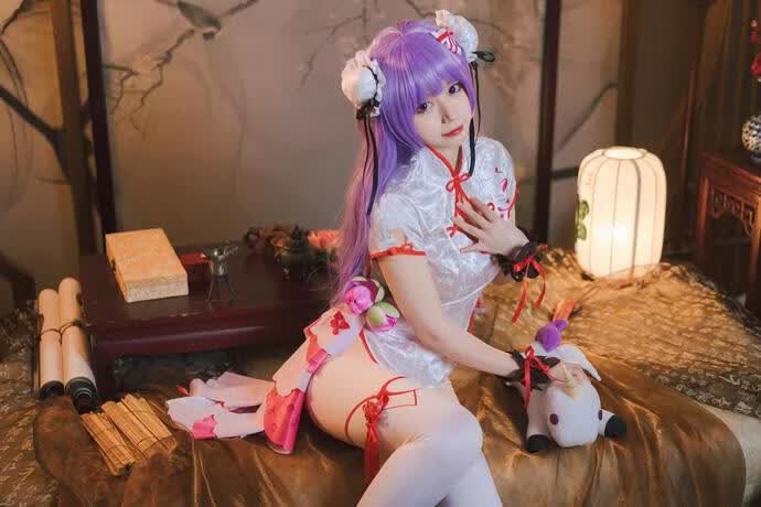 猫大人 NO.002 碧蓝航线 独角兽 旗袍 [22P-348M].jpg