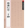 

中国经典碑帖释文本之蔡襄行草二十种