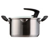 

Jingdong Supermarket] Supor 304 stainless steel soup pot milk pot can stand cover 22CM re-bottom soup pot Induction Cooker Gas General ST22J1