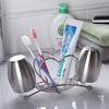 

【Jingdong Supermarket】 Ou Runzhe toothbrush holder cup cup stainless steel toothbrush holder + tooth toothbrush cup couple mouthwash cup wash suit