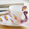 

Enjoy double insulated ceramic mug office cup cup to send cup sets of smiling faces B models