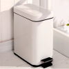 

Ou Runzhe trash cans 5L rectangular foot kitchen kitchen sanitary ware storage box white