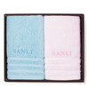 

【Jingdong Supermarket】 Sanli Pure Cotton Sai Luo Spinning Towel Exquisite High Gift Gift Box Double Strap Handbag Love If Xia Hua-Ⅱ Light Yellow + Light Brown