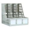 

Effective (deli) 9833 office triple file box gray