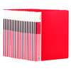 

Deli) 5374 beautiful color series A4 long folder folder multi-color into 20 loaded