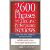 

2600 Phrases for Effective Performance Reviews