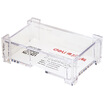 

Powerful deli 7621 transparent flip business card case
